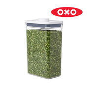 OXO POP 2.0 Rectangle Medium 2.6L airtight container with white push-button lid