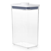 OXO POP 2.0 Rectangle Medium 2.6L airtight container with white push-button lid
