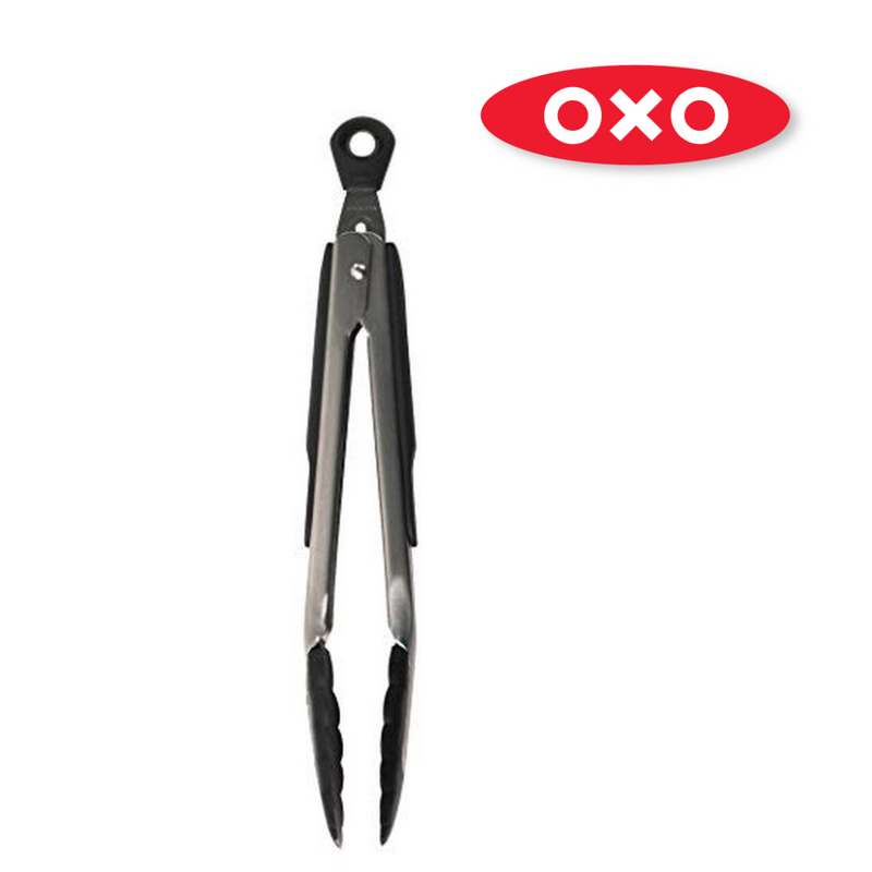 OXO Good Grips 23cm Tongs with nylon head and stainless steel arms
