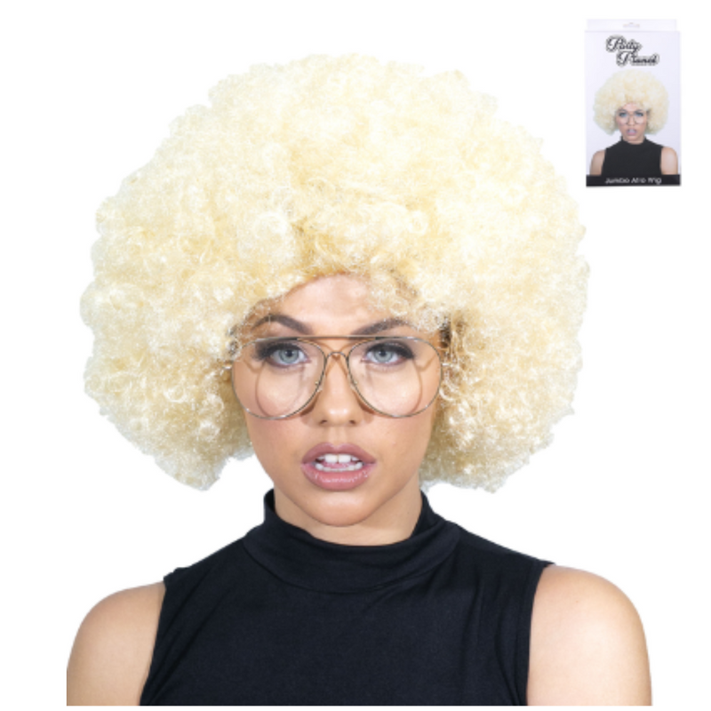 BLONDE AFRO WIG