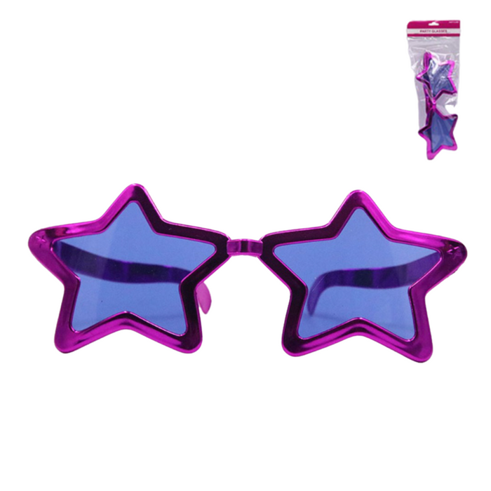Jumbo Star Glasses - Pink