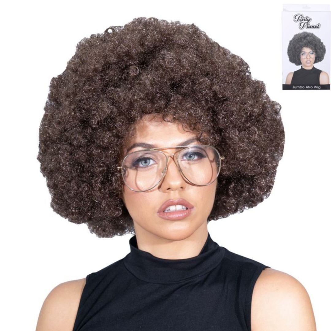Brown Afro Wig