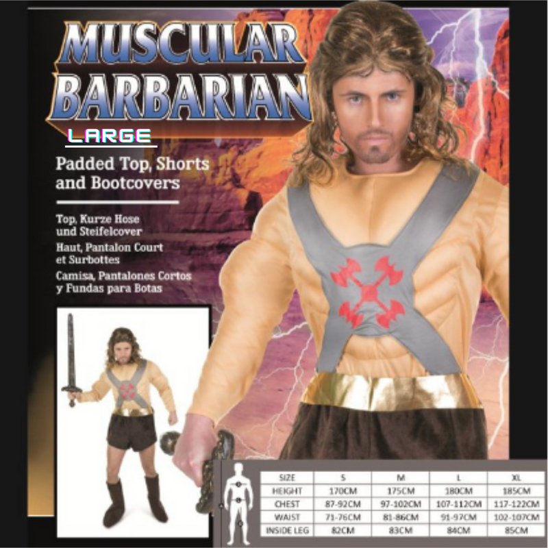 Muscular Barbarian Size-L