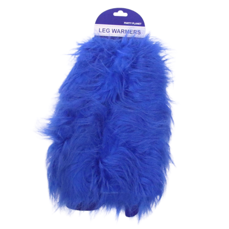 PLUSH LEG WARMERS­BLUE