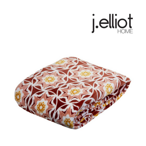 Ronis Oriana Blanket 240x260cm Red Multi