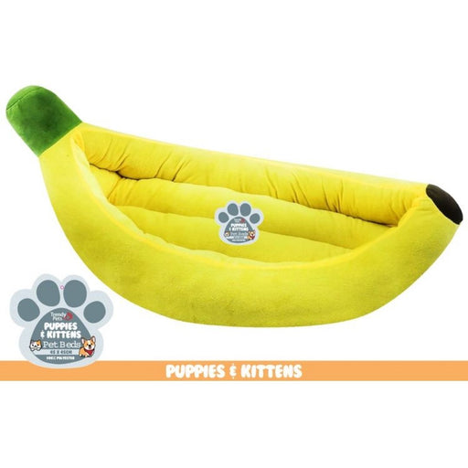 Pet Bed Plush Banana 70x40x40cm