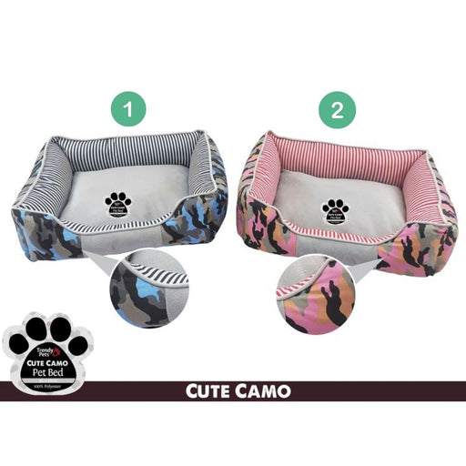 Pet Bed Cute Camouflage 45x55x18cm