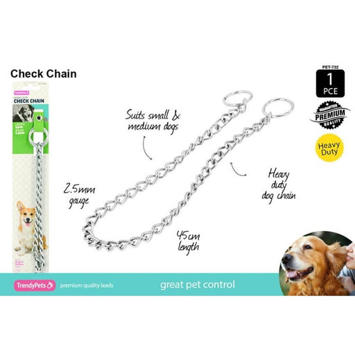 Choke Chain Small to Medium 2.5x45cm 