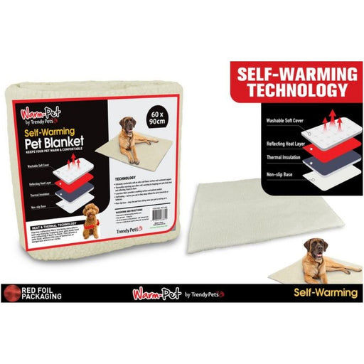 Self Warming Pet Mat 60x90cm