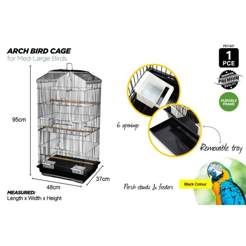 Bird Cage-Arched Design 48x37x95cm