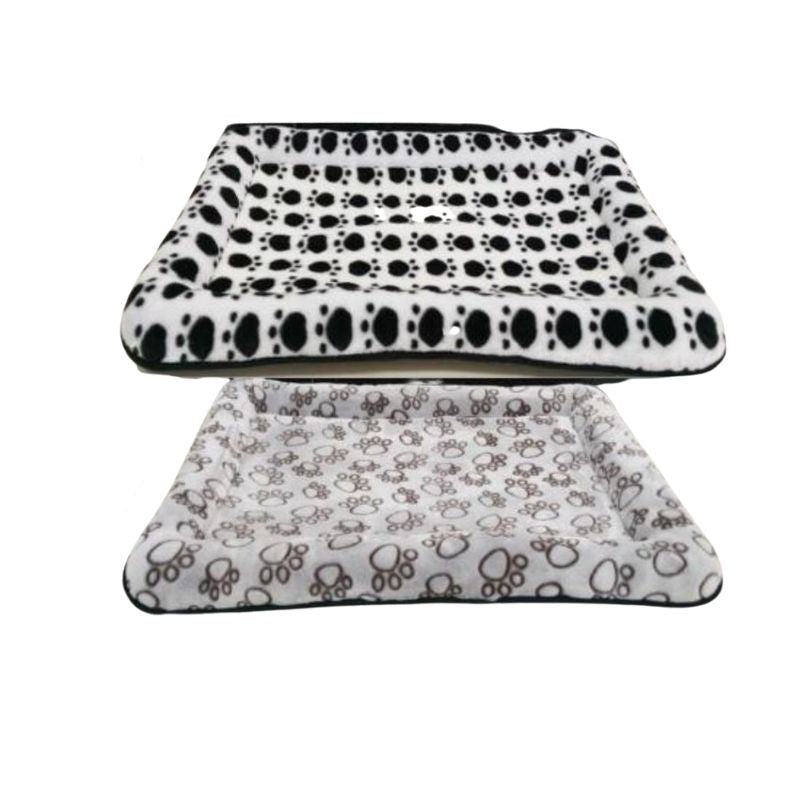 Pet Mat Flannel Large Paw Print