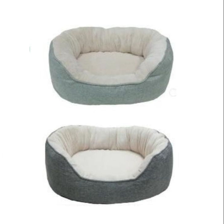 Pet Bed Ortho Ovl Ramie S