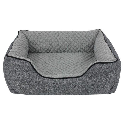 Pet Bed Square High Wall Ortho Jute M