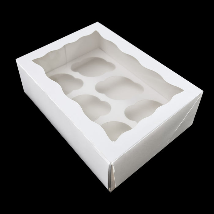 Papyrus Hangsell Cupcake Box With Pvc Window (Holds 6 Cupcakes)