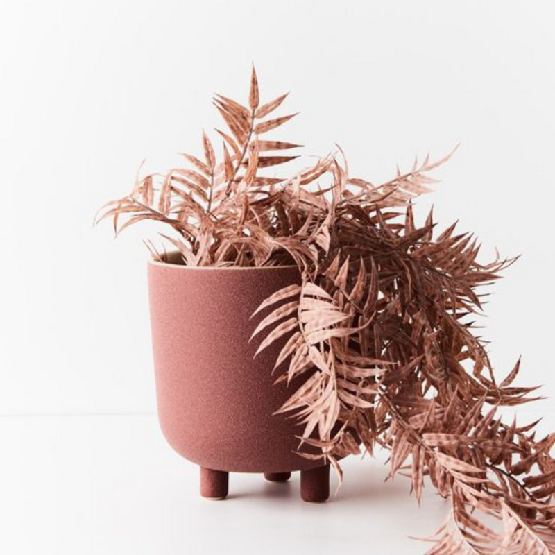 Ronis Palm Areca Hanging Bush Dusty Pink 74cml