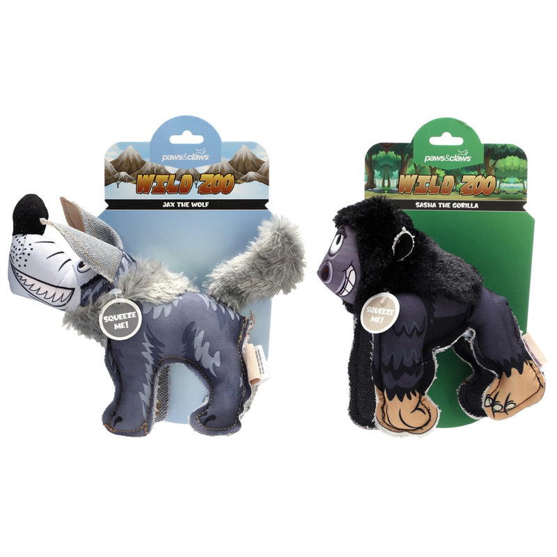 Paws Claws Wild Zoo Animalz Oxford 24CM