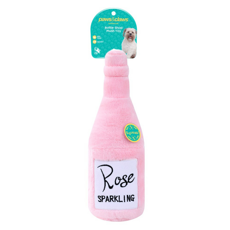 Ronis Pet Bottle Shop Plush Rose 31x10cm