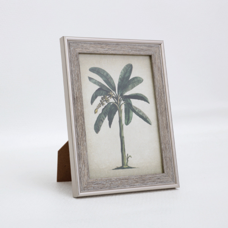 Ronis Photo Frame Tilda Metallic Trim Grey & Walnut Mix 21x29.7cm Assorted