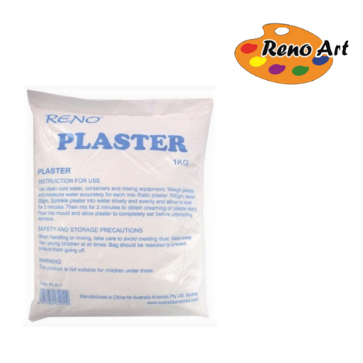 Plaster Powder 1kg bag for plaster casting, mould making and sculpture projects