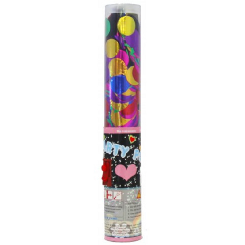 Ronis Press Button Poppers Foil Confetti 25cm