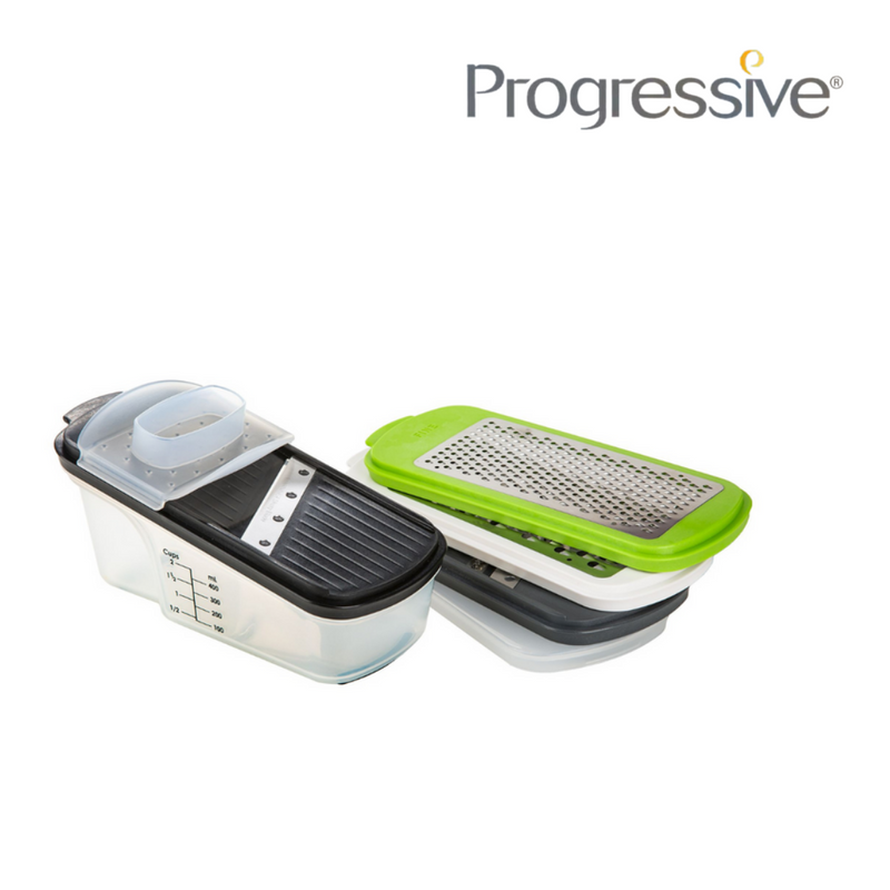 Ronis Progressive Grate, Slice, and Store Set 11.4x23.8x15.2cm