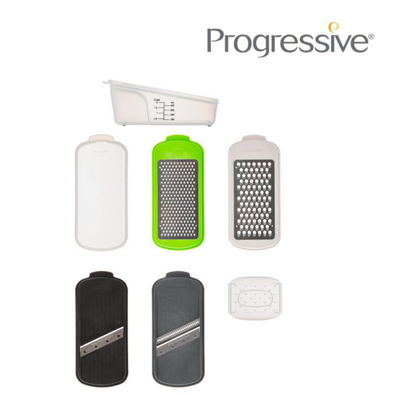 Ronis Progressive Grate, Slice, and Store Set 11.4x23.8x15.2cm