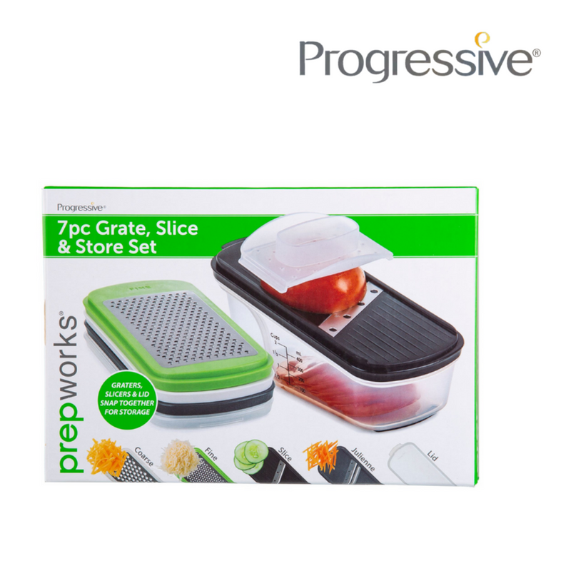 Ronis Progressive Grate, Slice, and Store Set 11.4x23.8x15.2cm