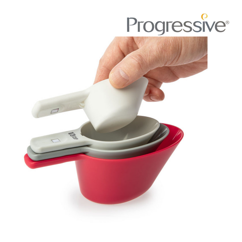 Ronis Progressive Magnetic Measuring Cups Scoops Set of 4
