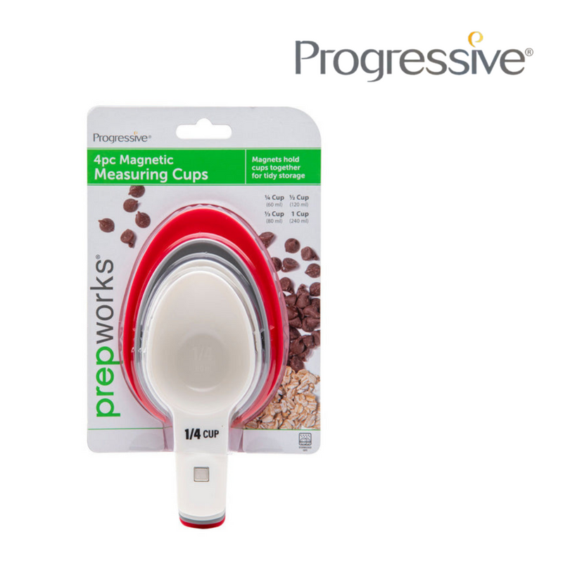 Ronis Progressive Magnetic Measuring Cups Scoops Set of 4