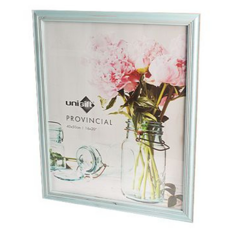 Provincial frame 40x50cm blue wall frame for posters artwork photography and prints