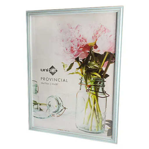 Provincial frame 50x70cm blue large wall frame for posters artwork and prints