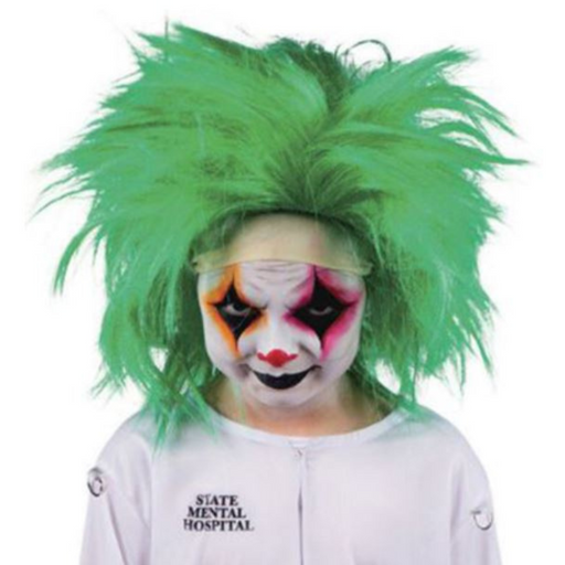 Ronis Psychotic Clown Wig Kids