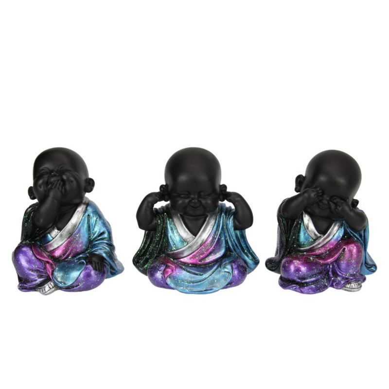 Ronis Purple/Blue Galaxy Monks 15cm Assorted