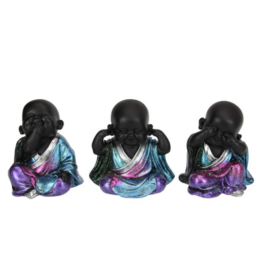 Ronis Purple/Blue Galaxy Monks 15cm Assorted