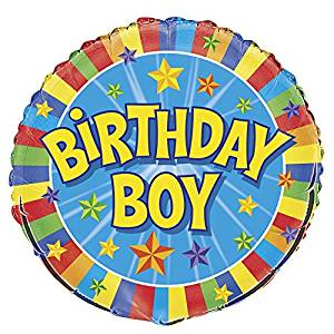 Birthday Boy Foil Balloon 45cm