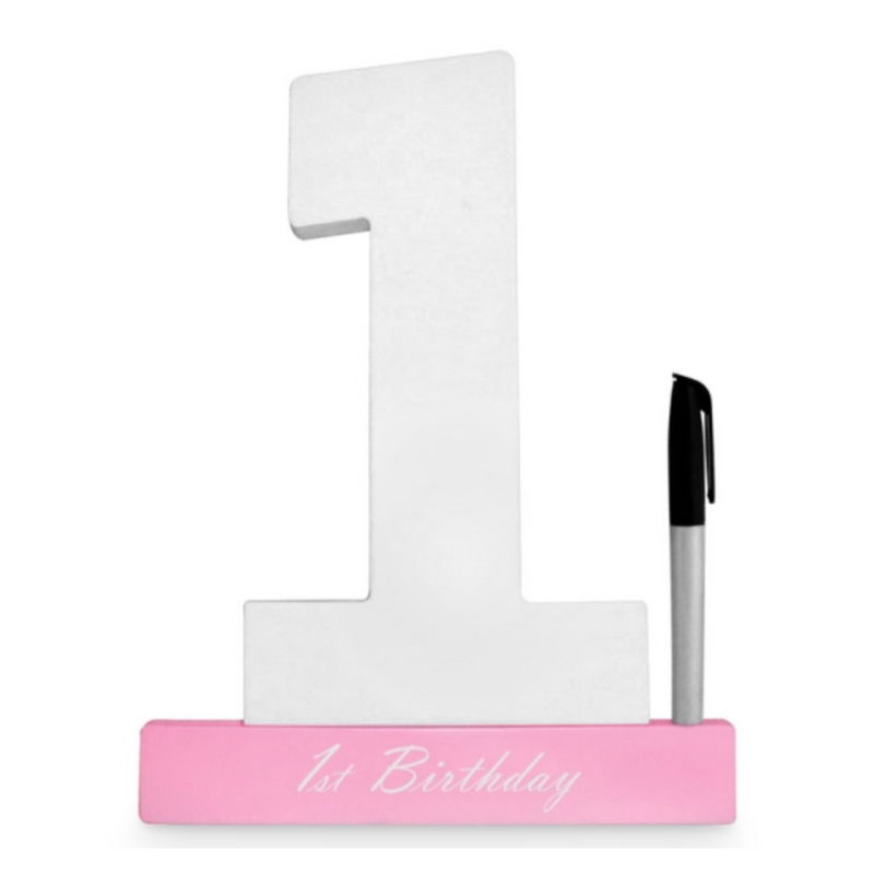 1St Pink Signature Block