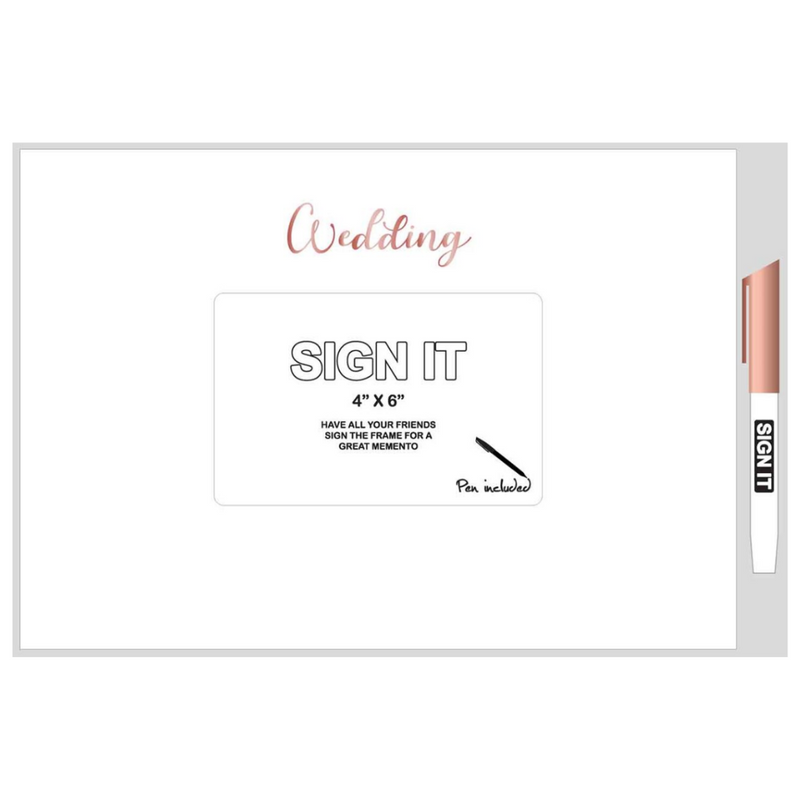 Mr. & Mrs.™ Wedding Signature PF with Marker