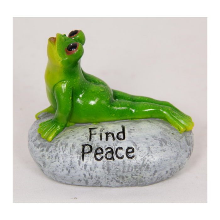 Yoga Wording Frogs 4 Asstd 10C