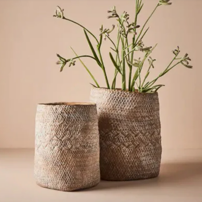 Planter™ Pot Jarmis Terracotta Wash 25cmh x 22.5cmd