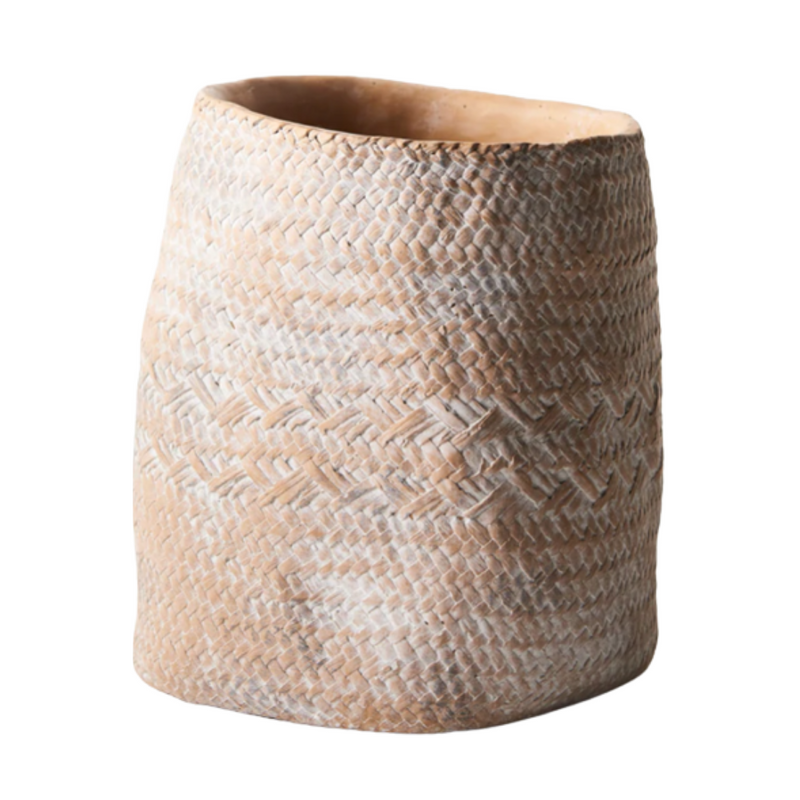 Planter™ Pot Jarmis Terracotta Wash 25cmh x 22.5cmd
