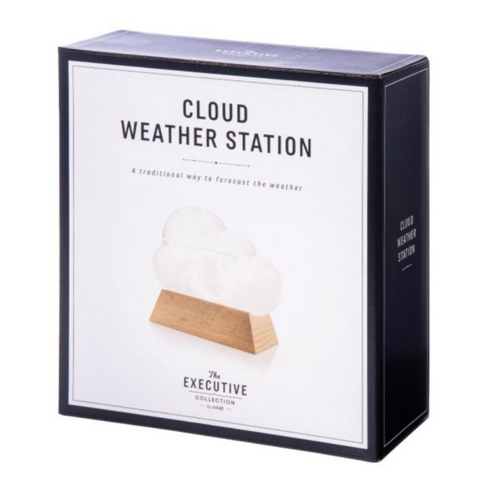 Is Gift Cloud Weather Station Clear 12.5X11X5Cm