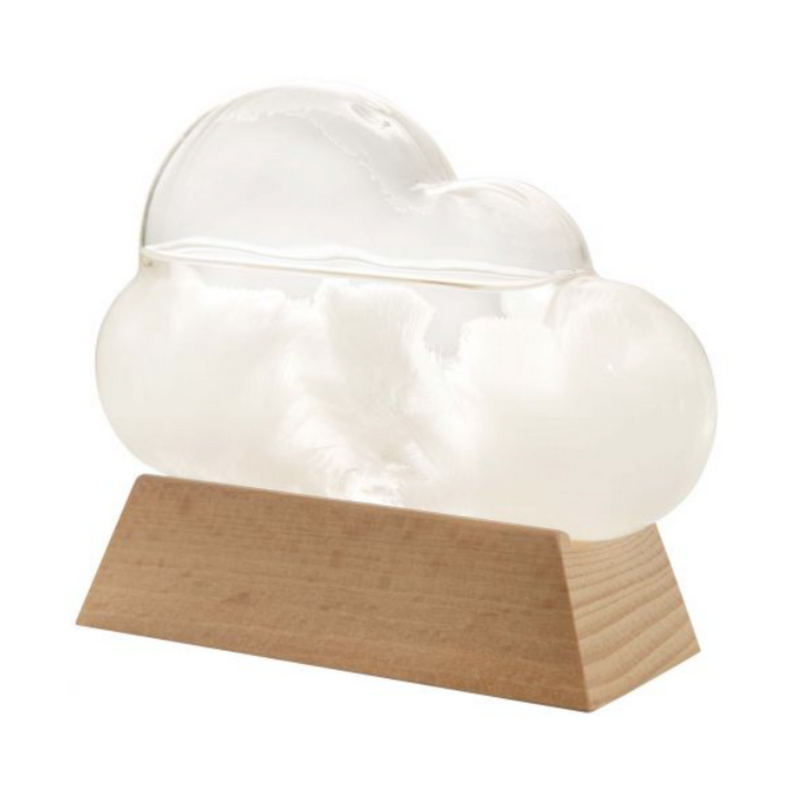 Is Gift Cloud Weather Station Clear 12.5X11X5Cm