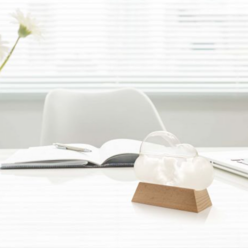 Is Gift Cloud Weather Station Clear 12.5X11X5Cm