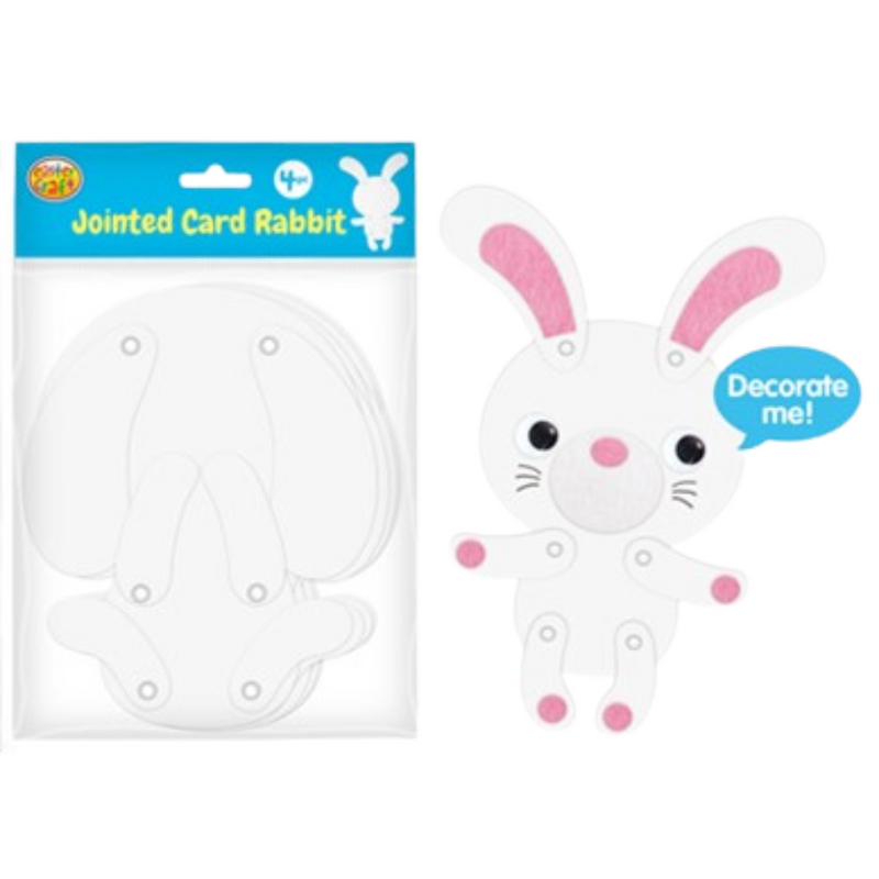 Ronis Rabbit Jointed Cardstock 4pc 17x30cm