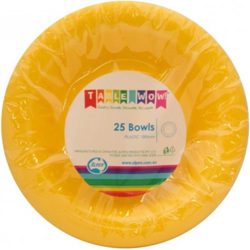 Ronis Reusable Bowl 18cm Yellow