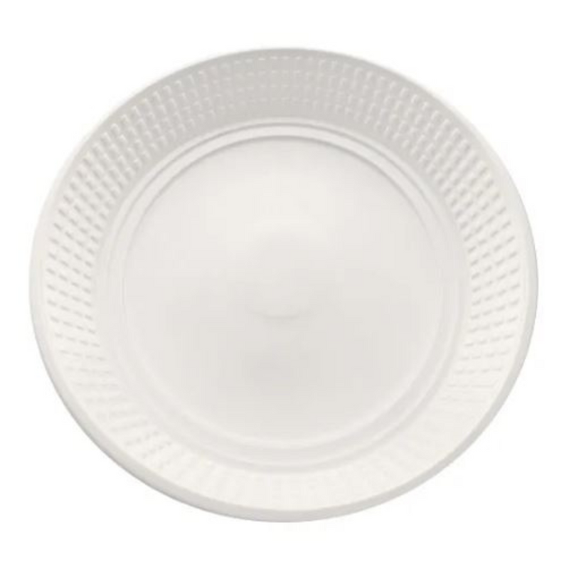 Ronis Reusable Dinner Plate White 23cm