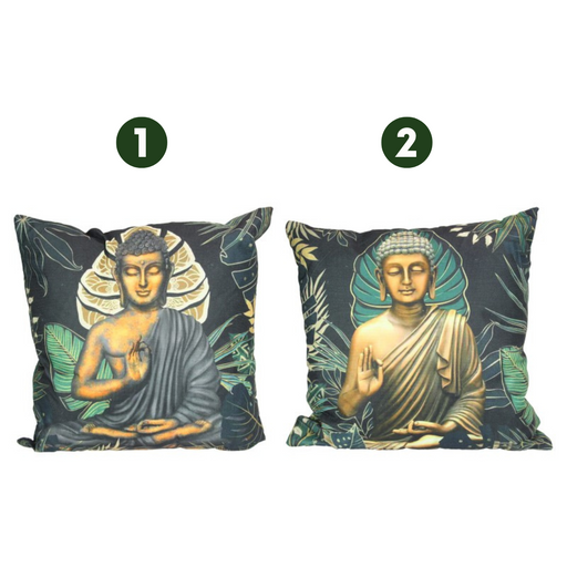 Rulai Buddha Fern Cushion 43x43cm