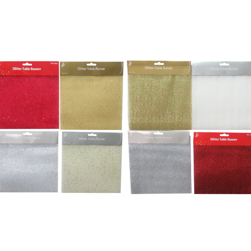 Ronis Runner Glit Organza 140x35cm Assorted