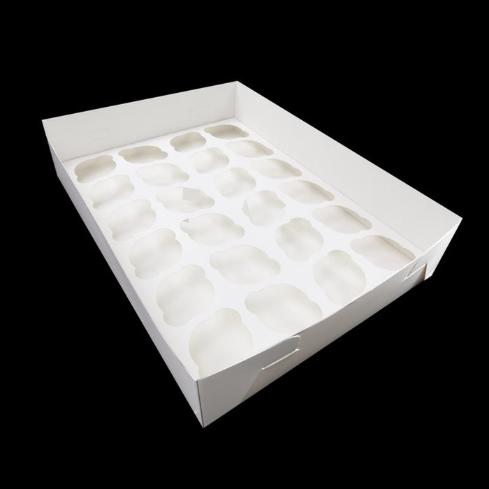Hangsell Cupcake Box With Pvc Window (Holds 24 Cupcakes)