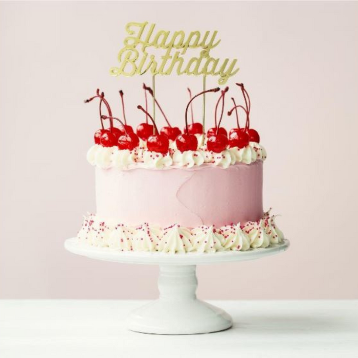 Cake Topper Happy Birthday Cake Topper